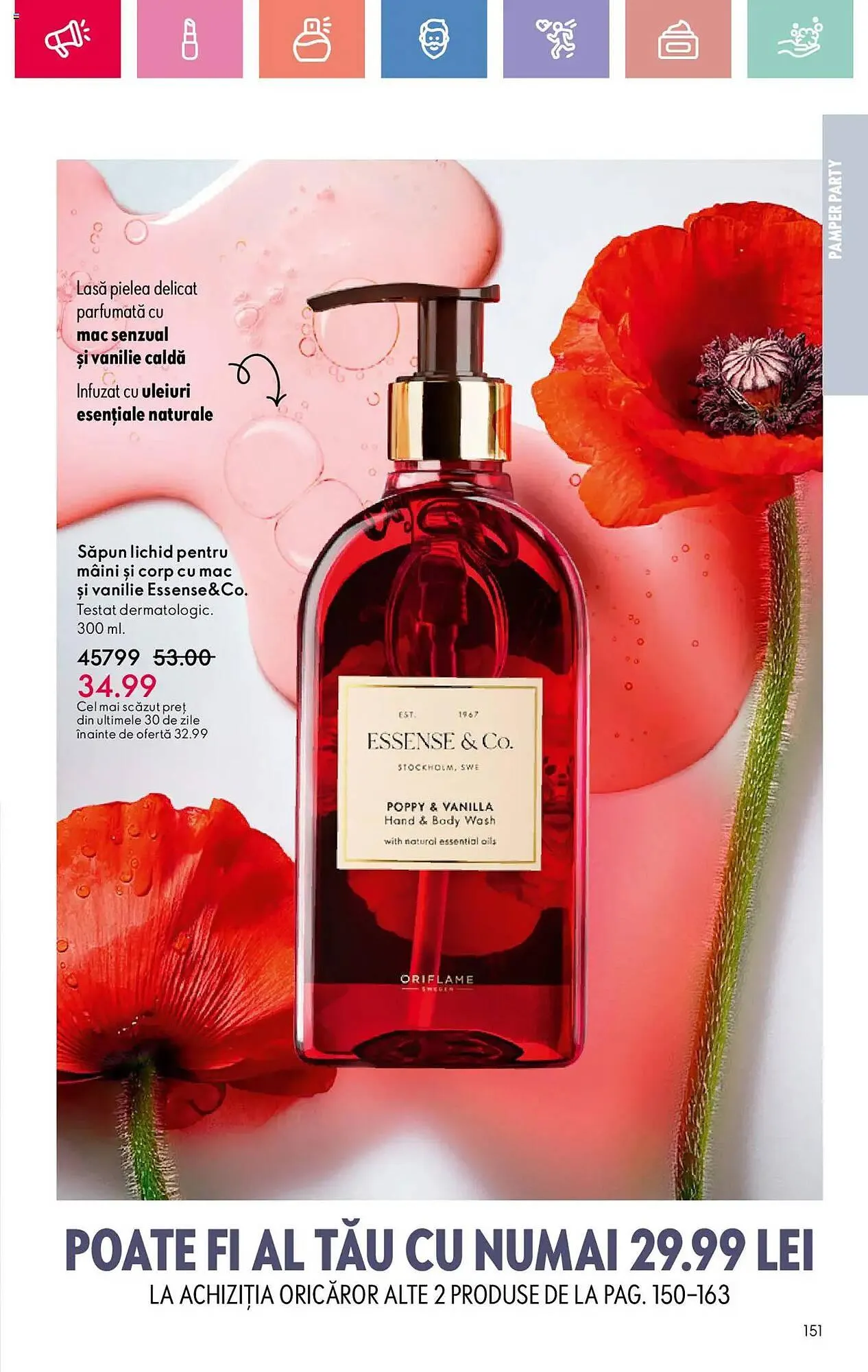 Catalog Catalog Oriflame de la 26 iulie până la 19 august 2025 - Revista Pagina 151