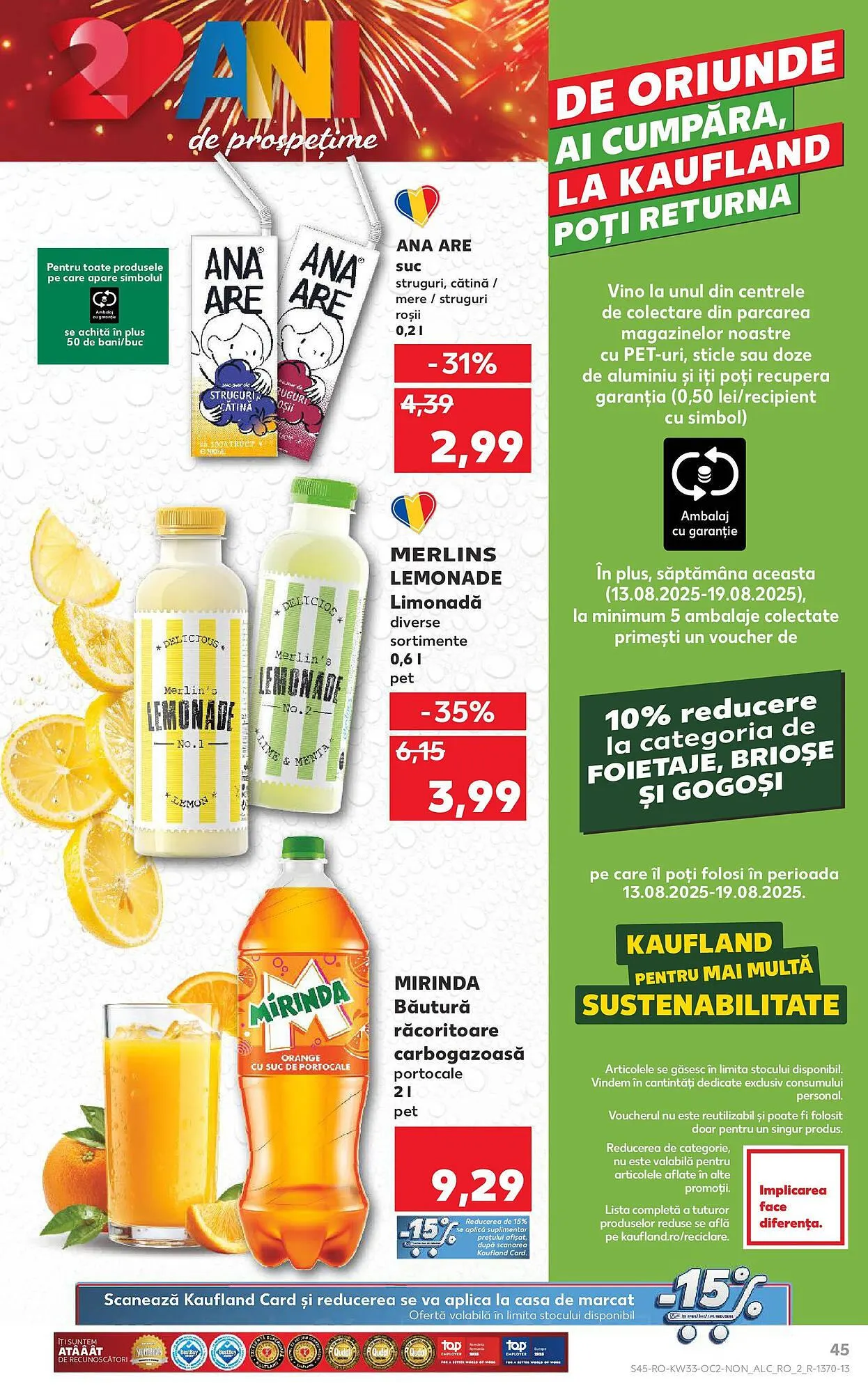 Catalog Catalog Kaufland de la 13 august până la 19 august 2025 - Revista Pagina 45