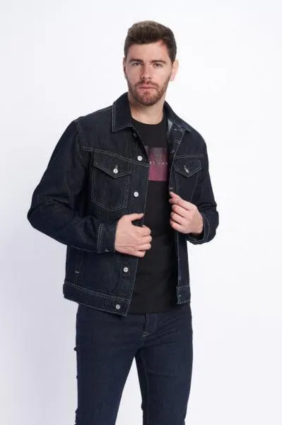 Kenvelo - Jacheta din denim cu nasturi si buzunare