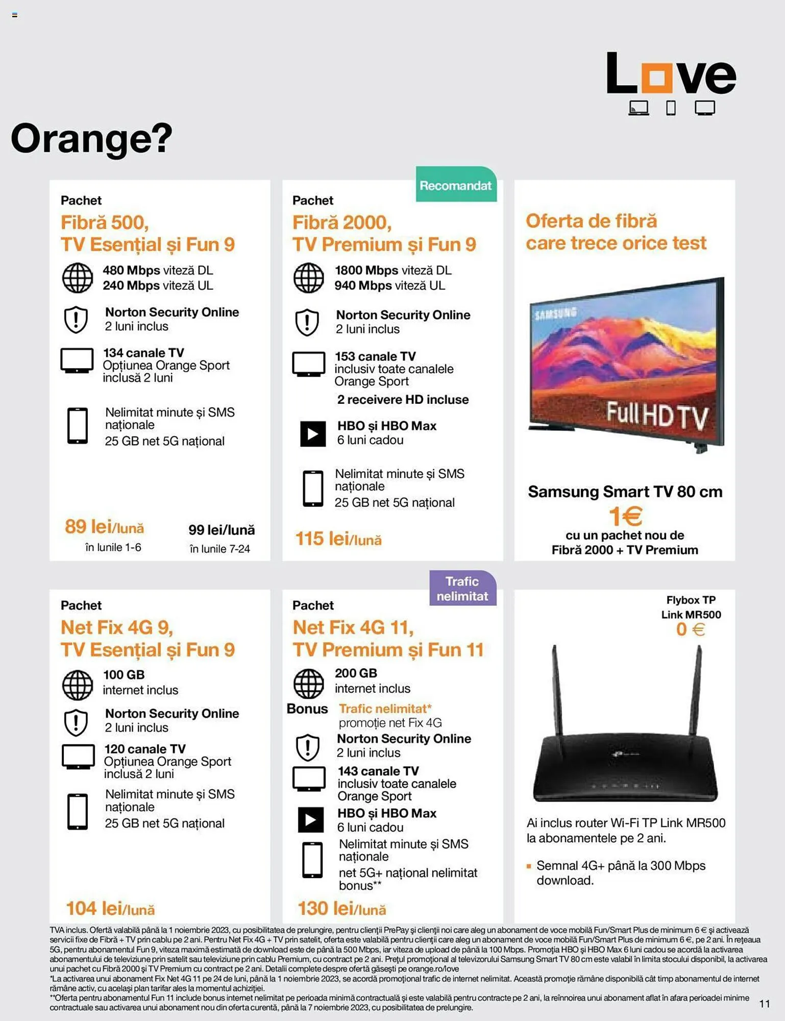 Catalog Orange catalog de la 5 septembrie până la 21 noiembrie 2023 - Revista Pagina 11
