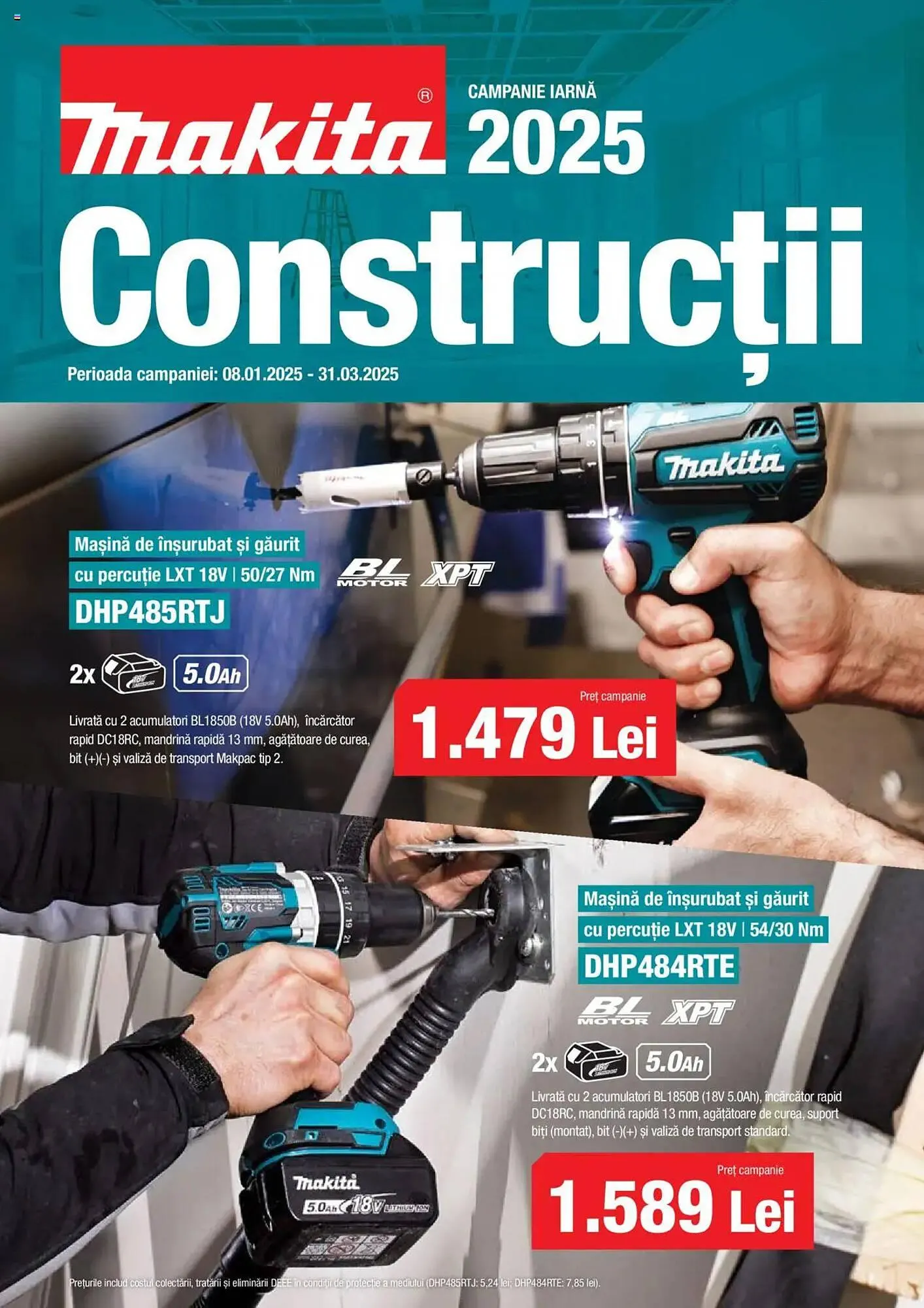 Catalog Catalog Makita de la 8 ianuarie până la 31 martie 2025 - Revista Pagina 1
