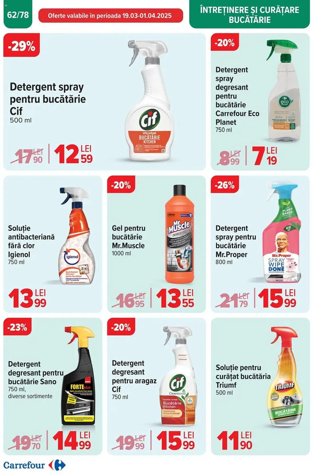 Catalog Catalog Carrefour de la 26 martie până la 1 aprilie 2025 - Revista Pagina 63