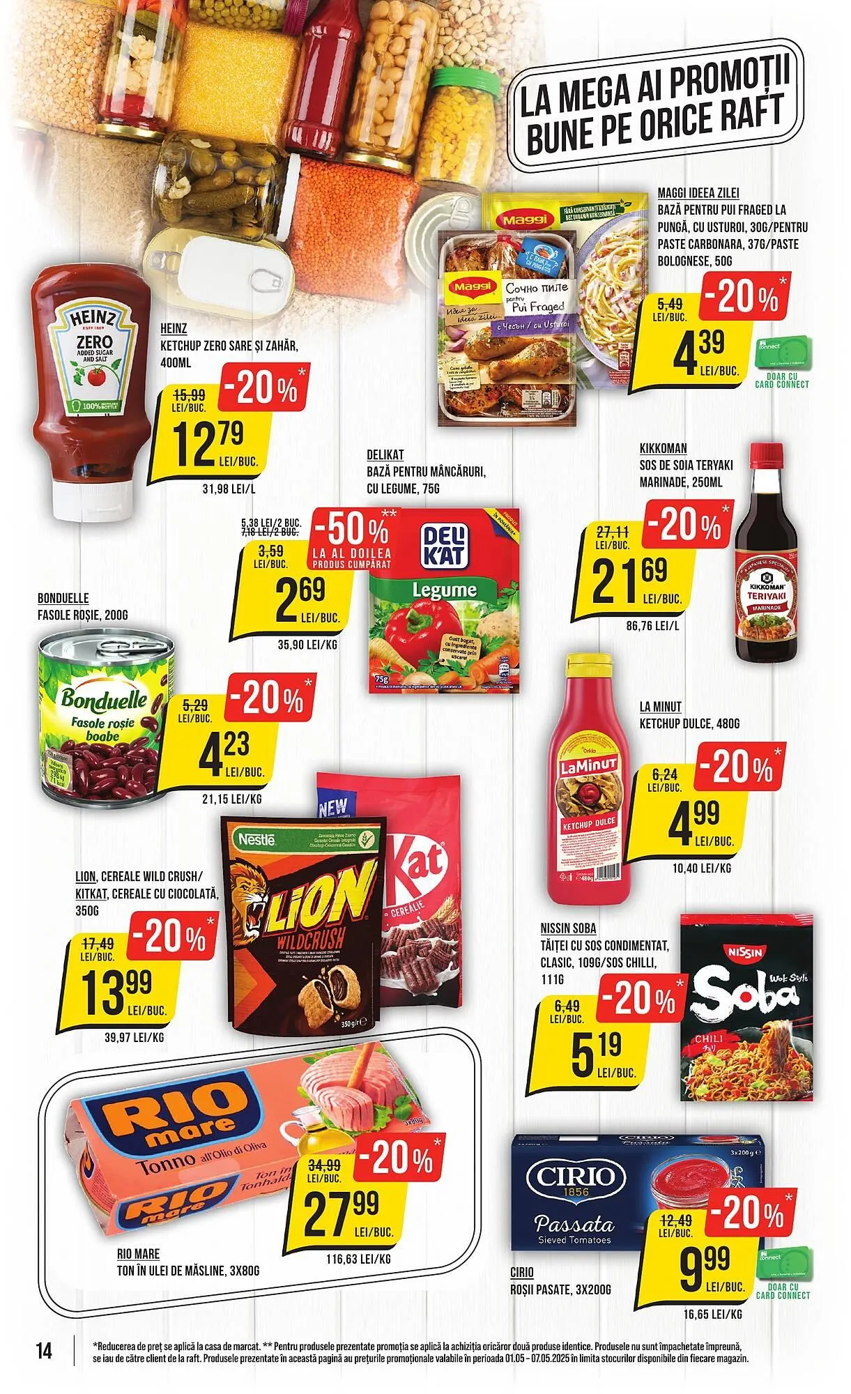 Catalog Catalog Mega Image de la 1 mai până la 7 mai 2025 - Revista Pagina 14