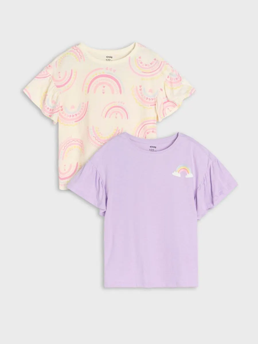 Set de 2 tricouri cu mânecă lungă