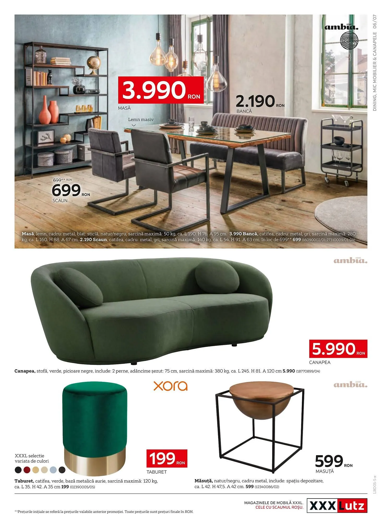 Catalog Catalog XXXLutz de la 5 mai până la 31 decembrie 2025 - Revista Pagina 7