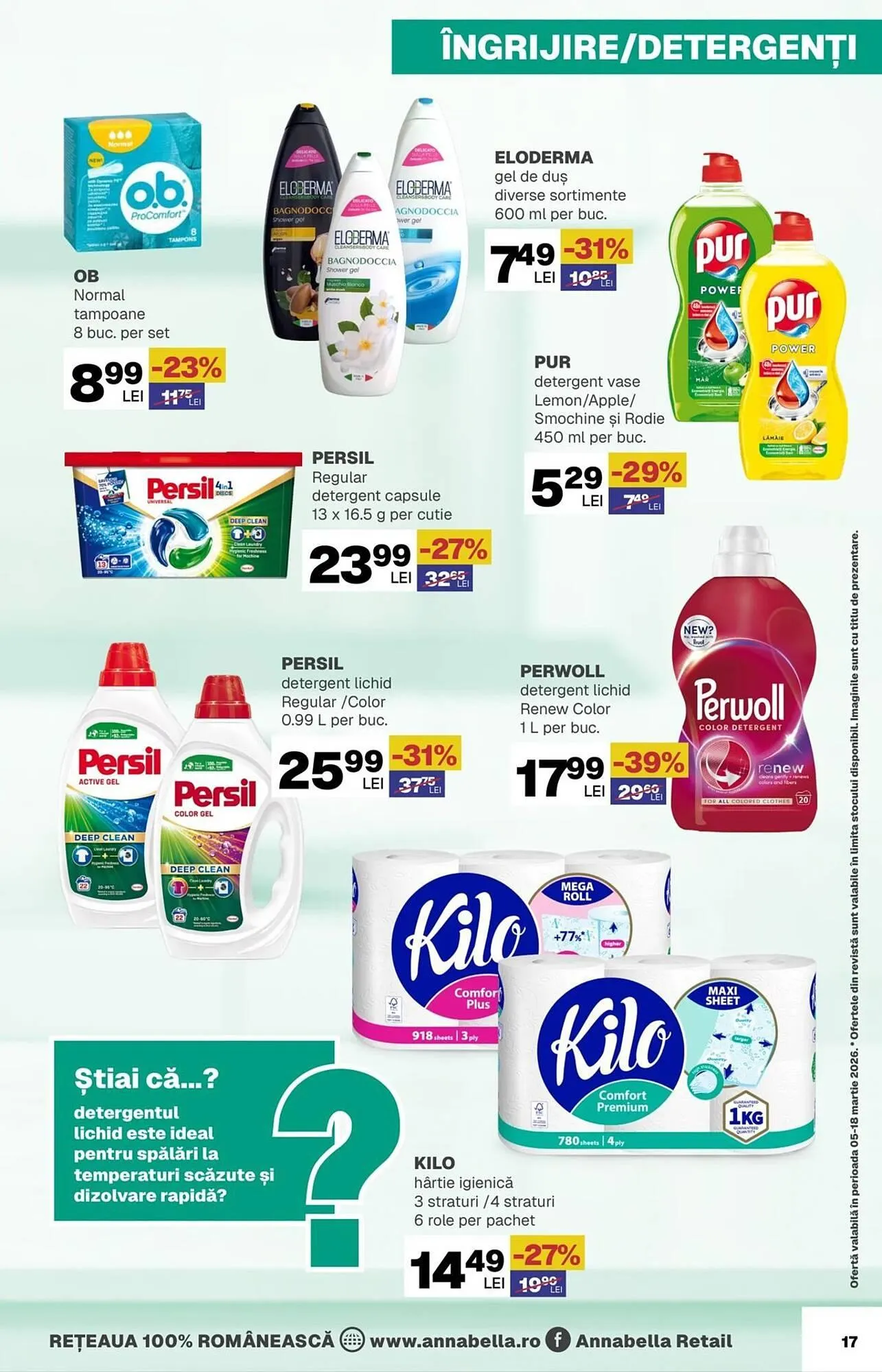 Catalog Catalog Annabella de la 5 martie până la 18 martie 2026 - Revista Pagina 17