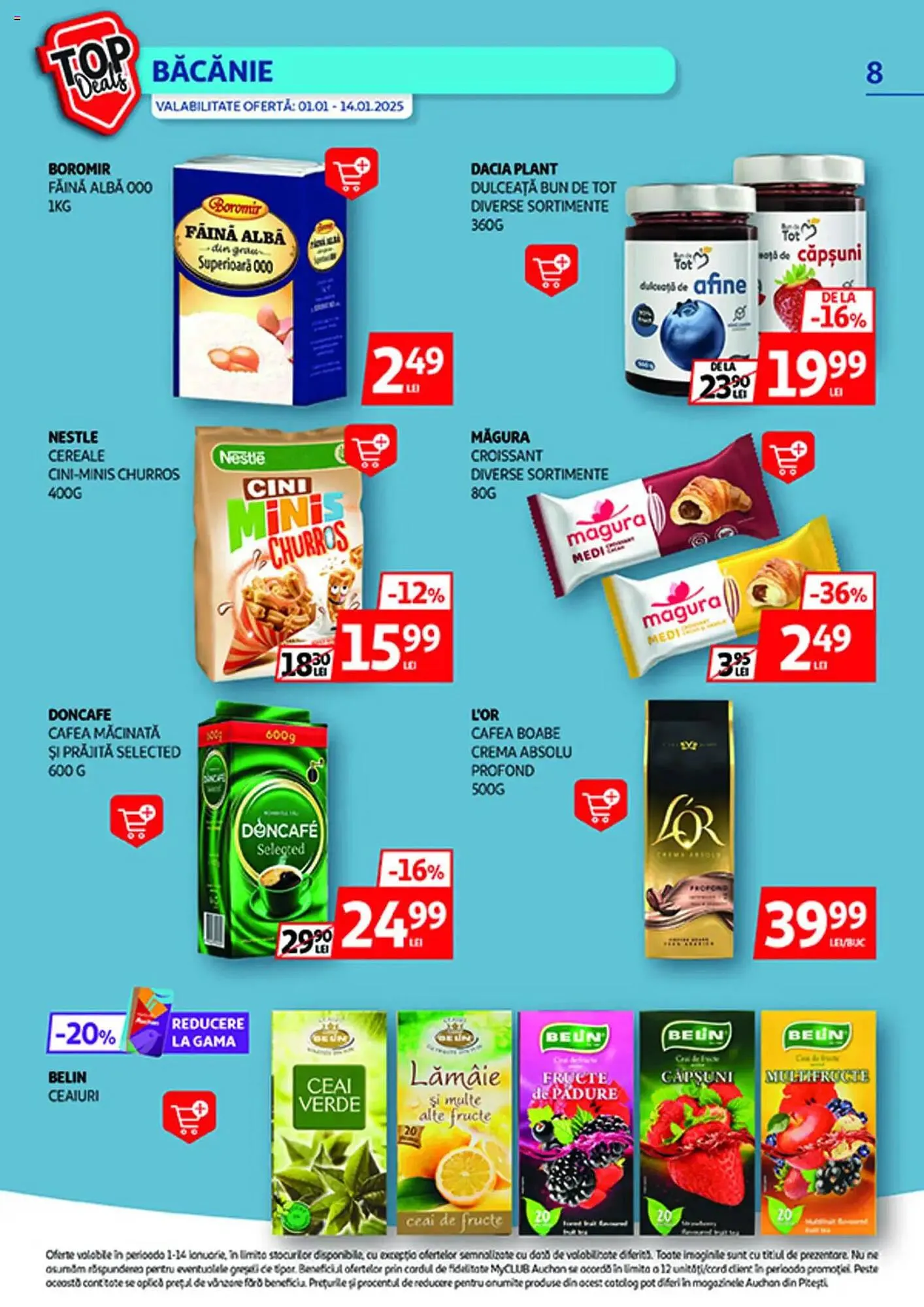 Catalog Catalog Auchan de la 1 ianuarie până la 14 ianuarie 2025 - Revista Pagina 8