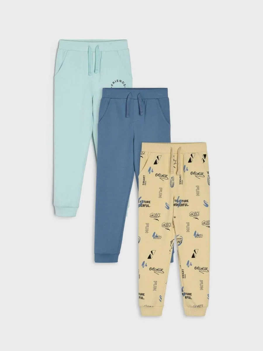 Set de 3 perechi de pantaloni sport jogger