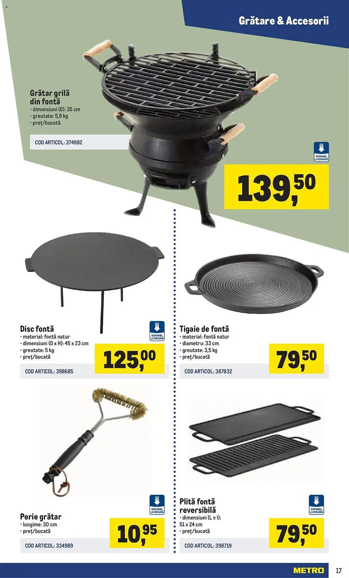 Catalog Catalog Metro de la 17 martie până la 30 iunie 2025 - Revista Pagina 17