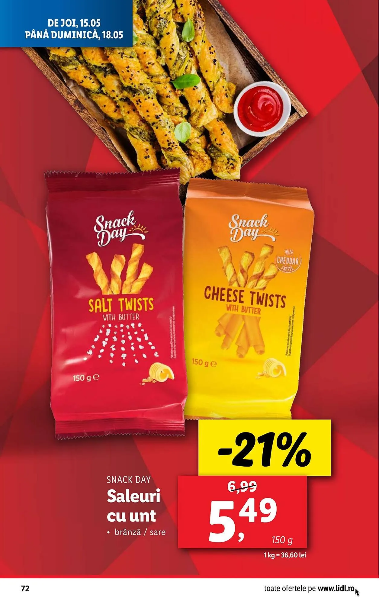 Catalog Catalog Lidl de la 12 mai până la 18 mai 2025 - Revista Pagina 72