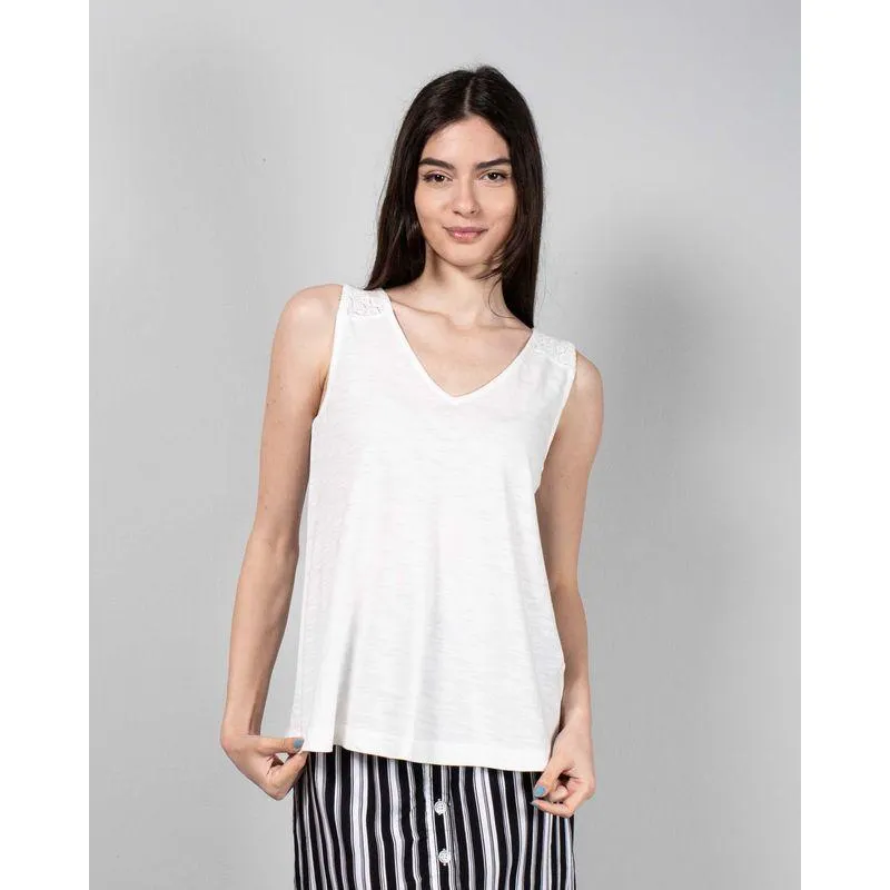 Bluza din bumbac fara maneci N231682020