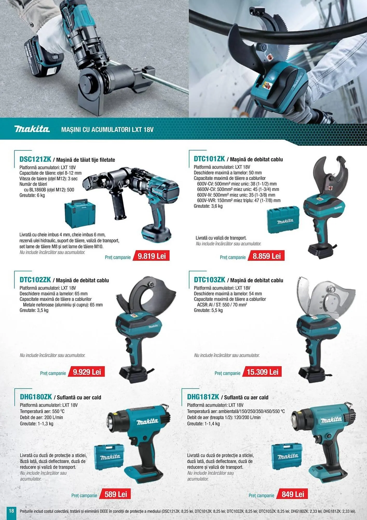 Catalog Catalog Makita de la 7 mai până la 31 decembrie 2025 - Revista Pagina 18