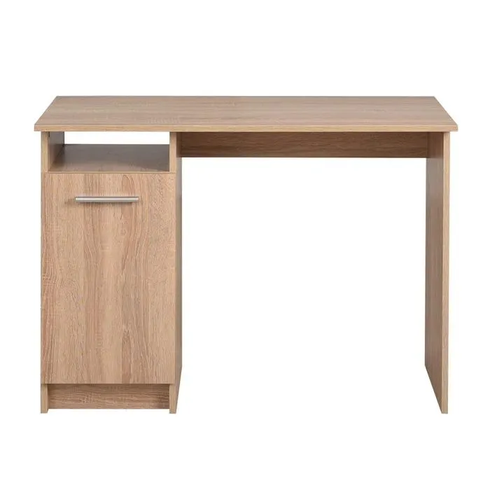 Birou cu dulap Rey, pentru calculator, stejar sonoma, 100 x 50 x 74.5 cm, 1C