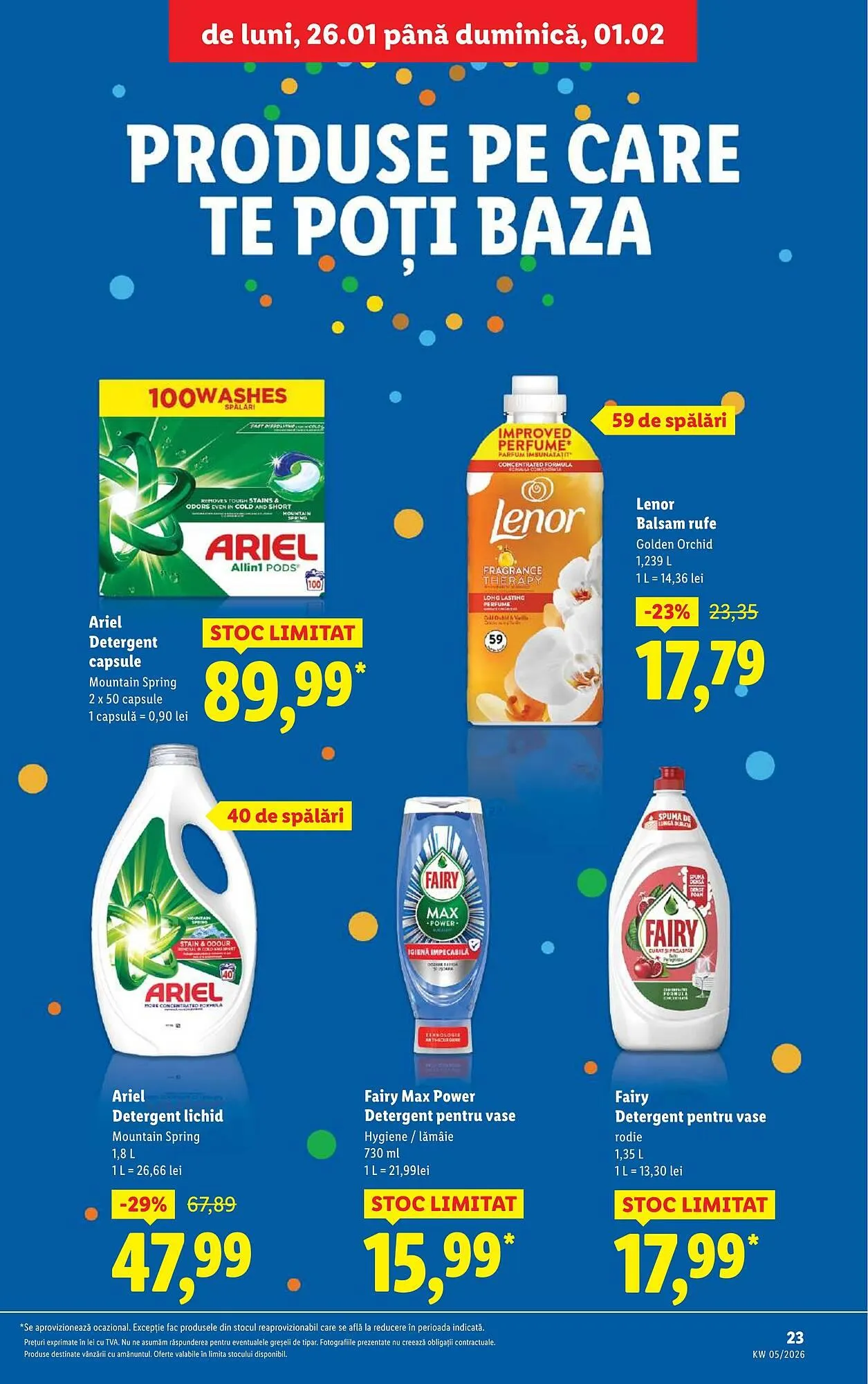 Catalog Catalog Lidl de la 26 ianuarie până la 1 februarie 2026 - Revista Pagina 23