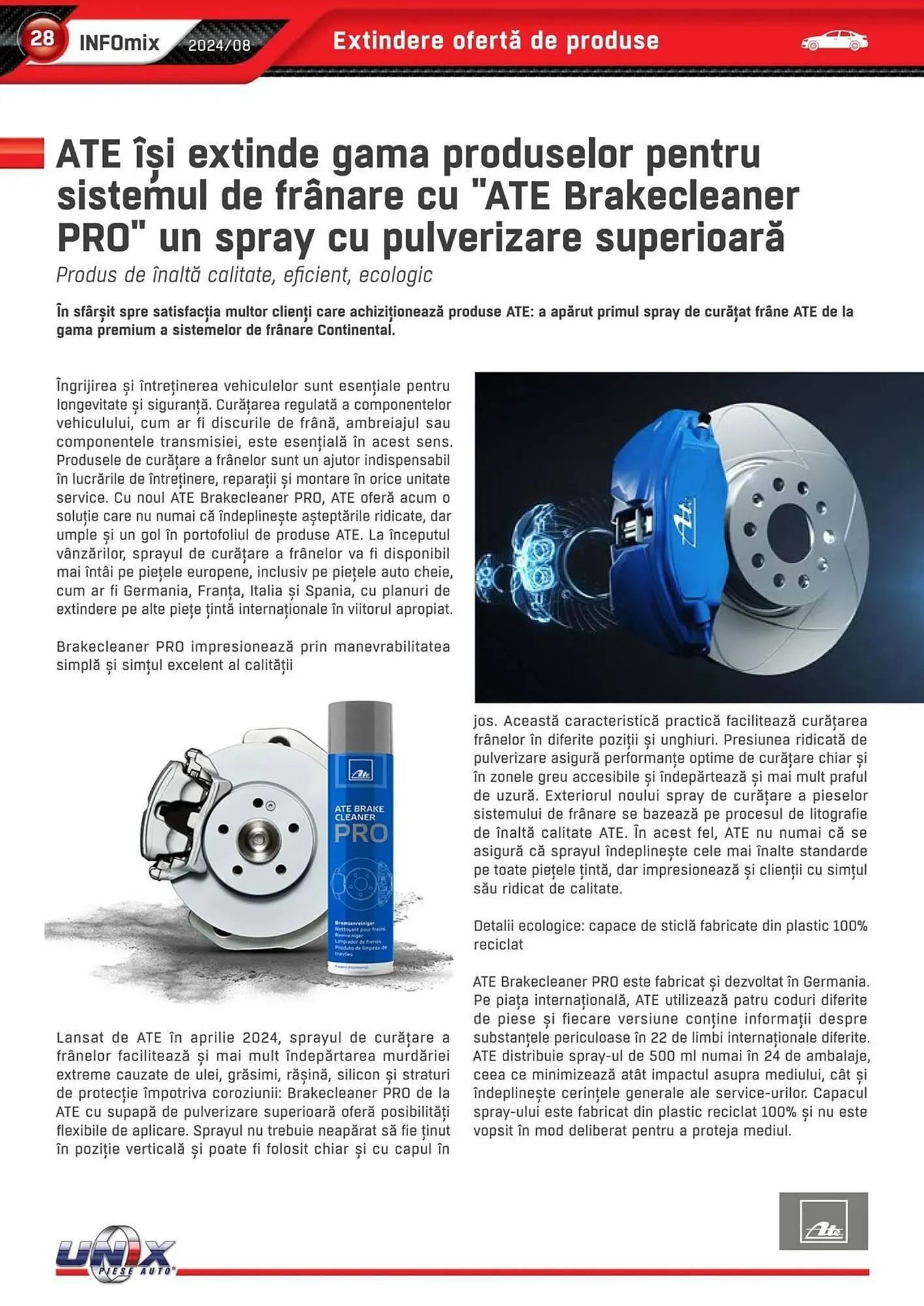 Catalog Catalog UNIX Auto de la 12 august până la 31 august 2024 - Revista Pagina 28