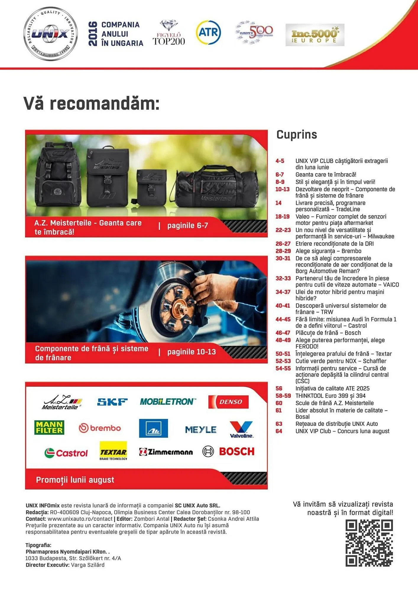 Catalog Catalog UNIX Auto de la 4 august până la 31 august 2025 - Revista Pagina 3