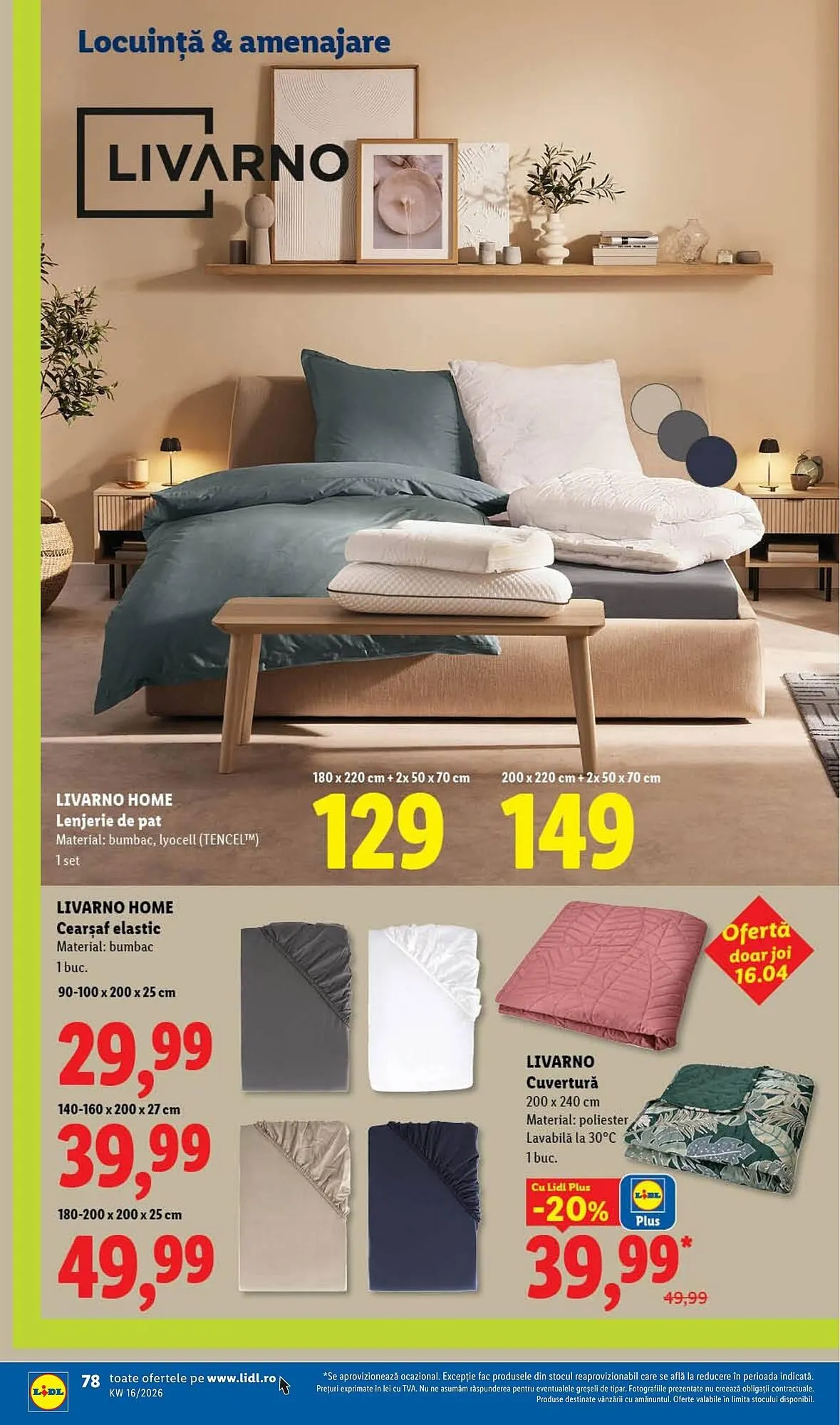 Catalog Catalog Lidl de la 14 aprilie până la 19 aprilie 2026 - Revista Pagina 78
