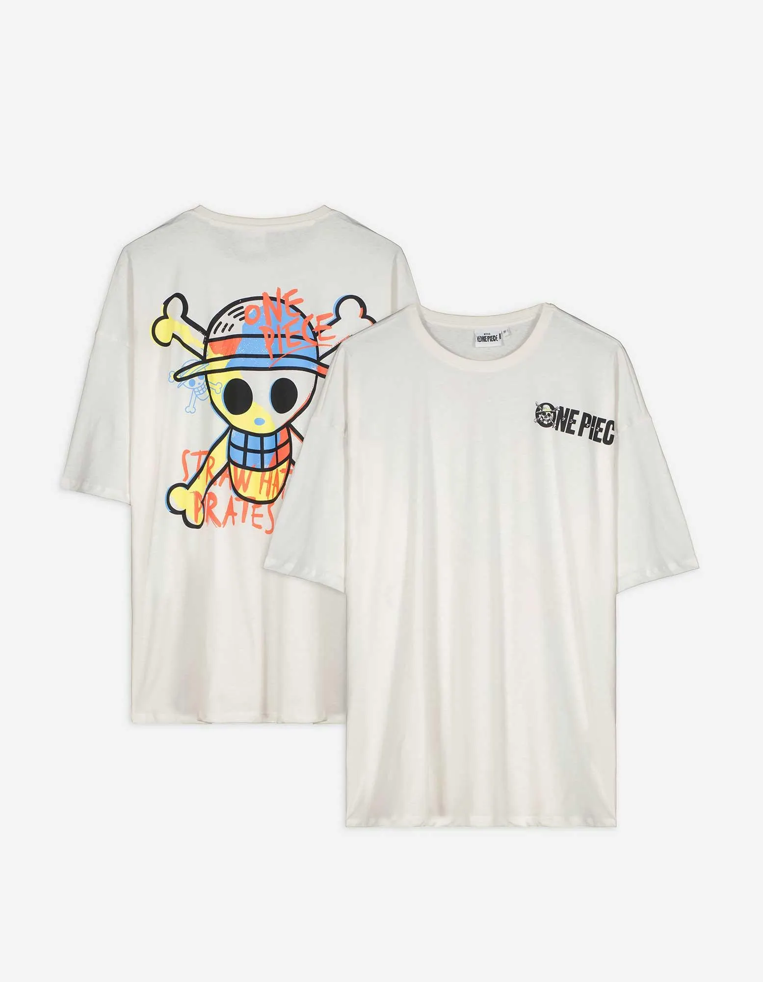 Tricou - Imprimare spate - Alb