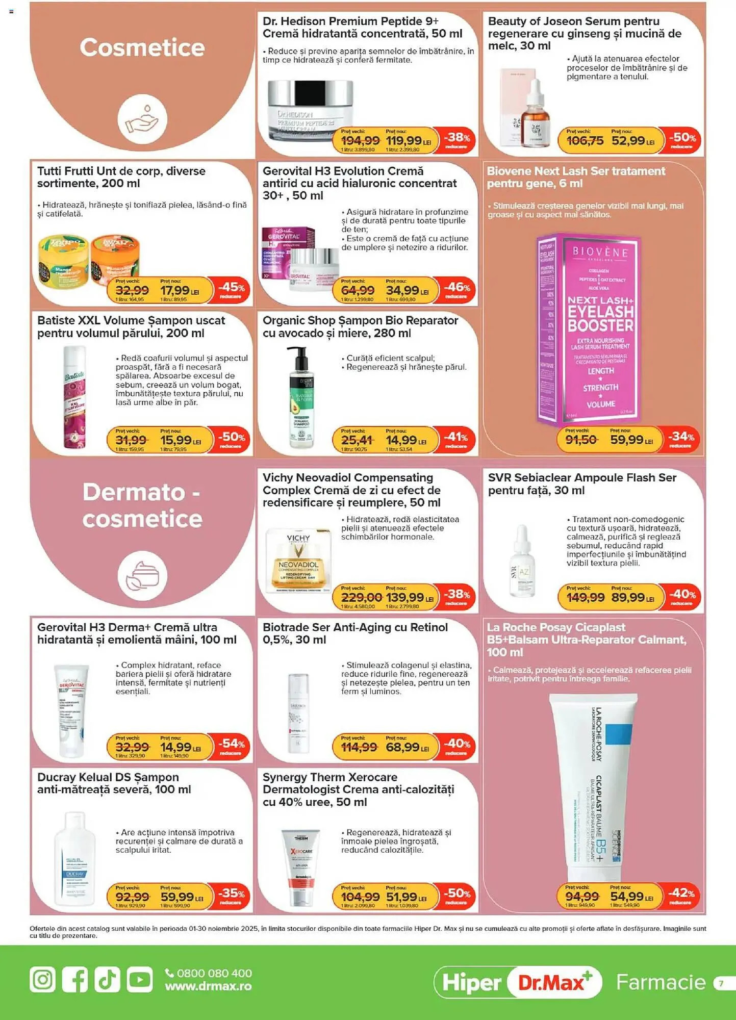 Catalog Catalog Dr.Max de la 31 octombrie până la 30 noiembrie 2025 - Revista Pagina 7