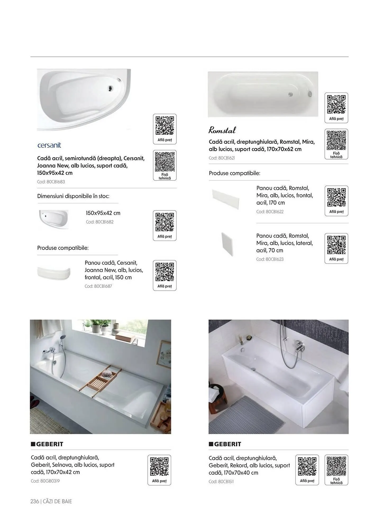 Catalog Catalog Romstal de la 1 aprilie până la 31 decembrie 2026 - Revista Pagina 236