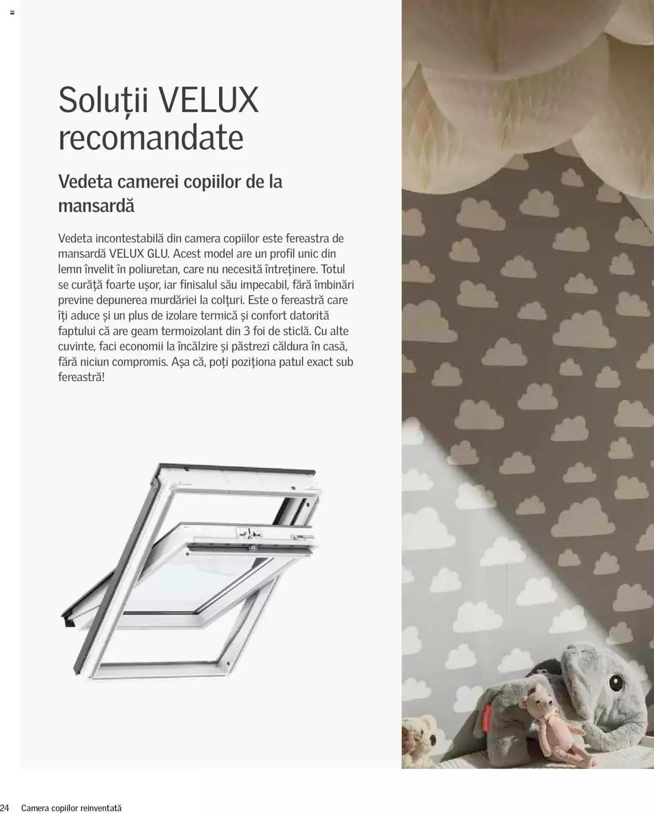 Catalog Velux catalog - Camera copiilor tăi reinventată de la 27 decembrie până la 31 decembrie 2024 - Revista Pagina 24