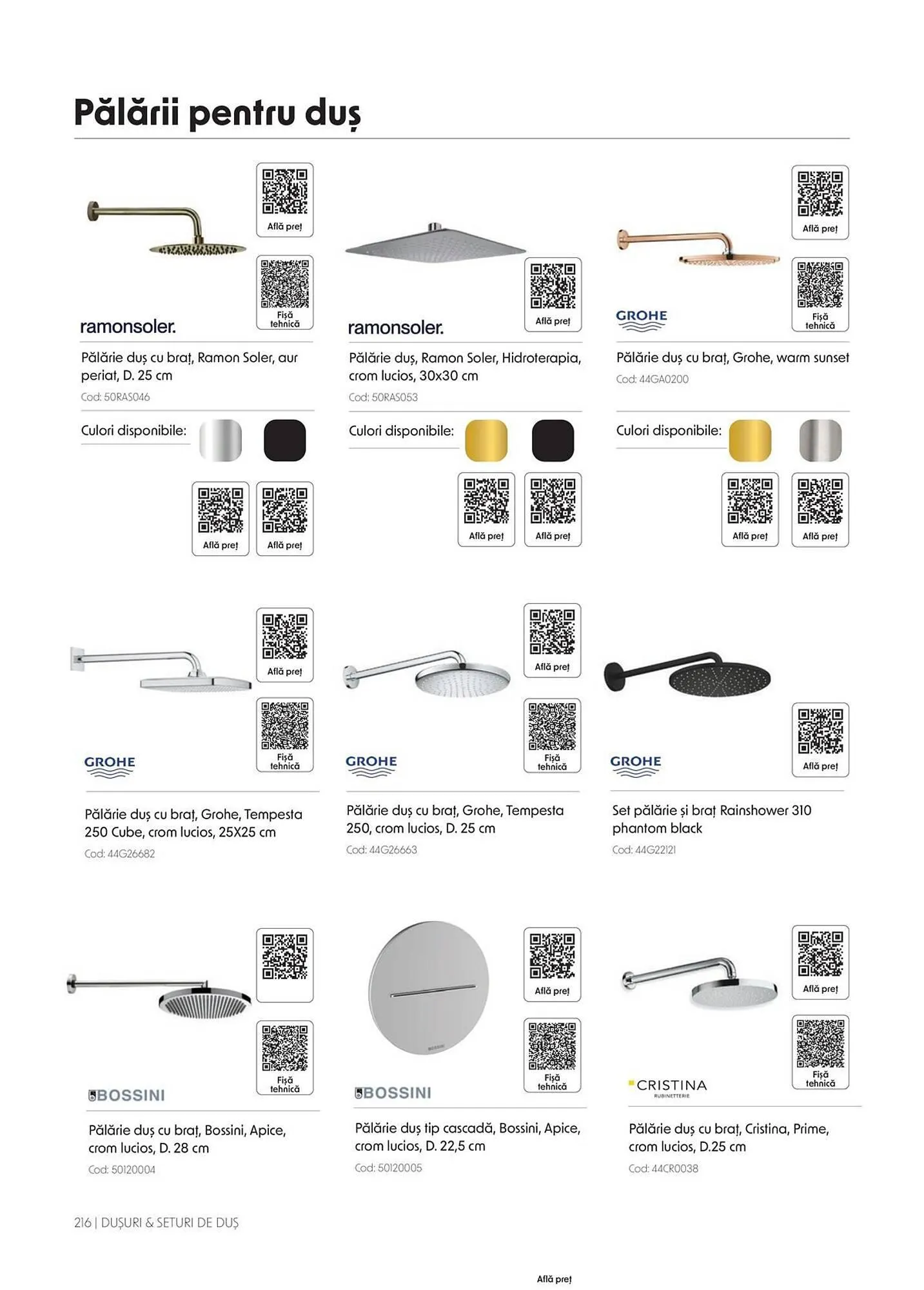 Catalog Catalog Romstal de la 1 aprilie până la 31 decembrie 2026 - Revista Pagina 216