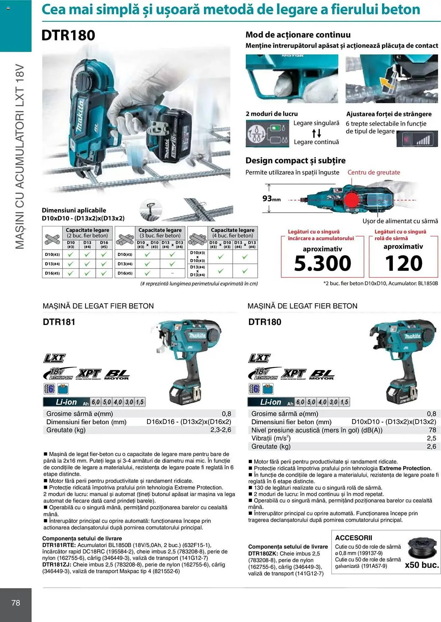 Catalog Catalog Makita de la 8 ianuarie până la 31 decembrie 2025 - Revista Pagina 78