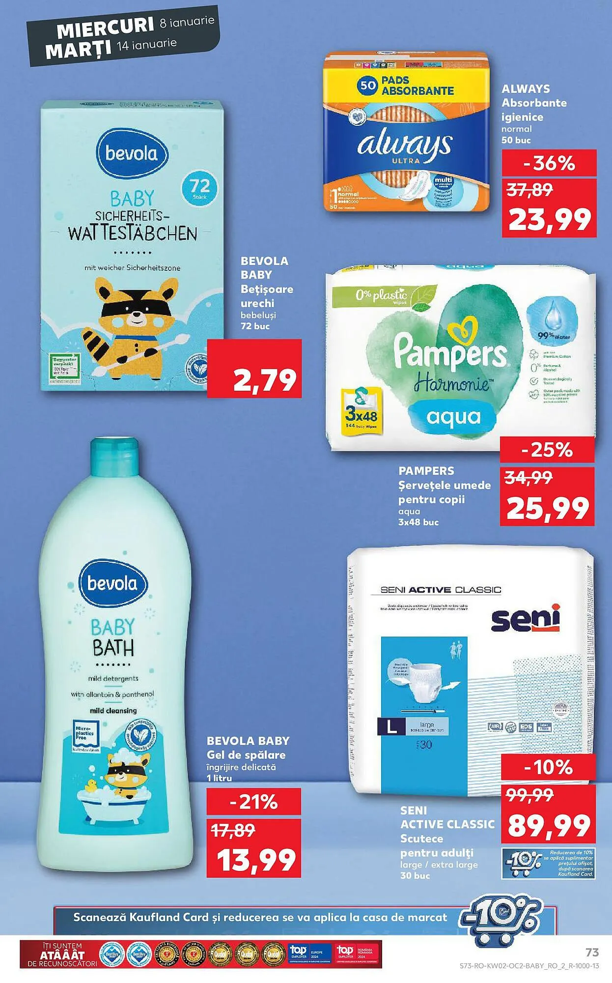 Catalog Catalog Kaufland de la 8 ianuarie până la 14 ianuarie 2025 - Revista Pagina 73