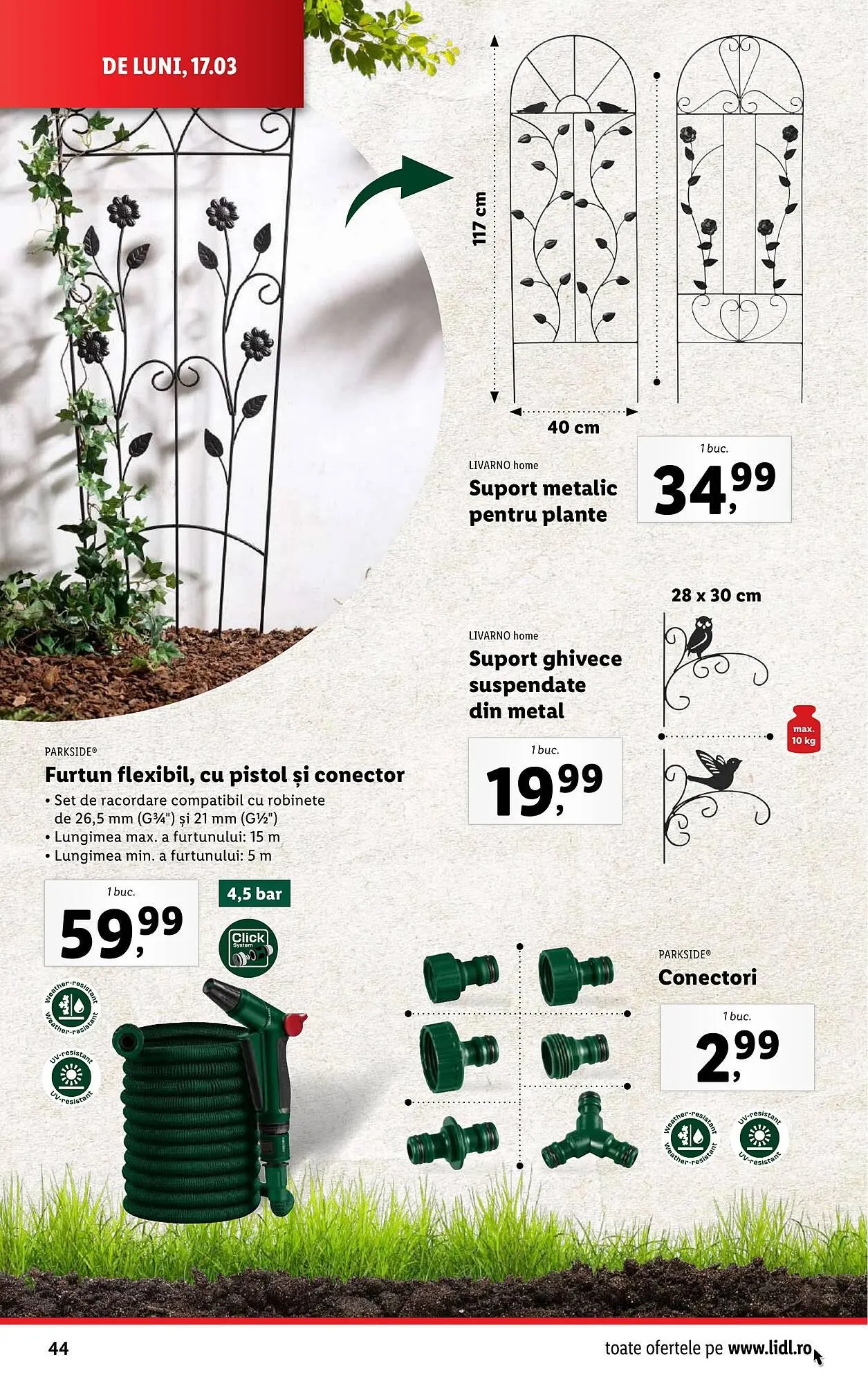 Catalog Catalog Lidl de la 17 martie până la 23 martie 2025 - Revista Pagina 44