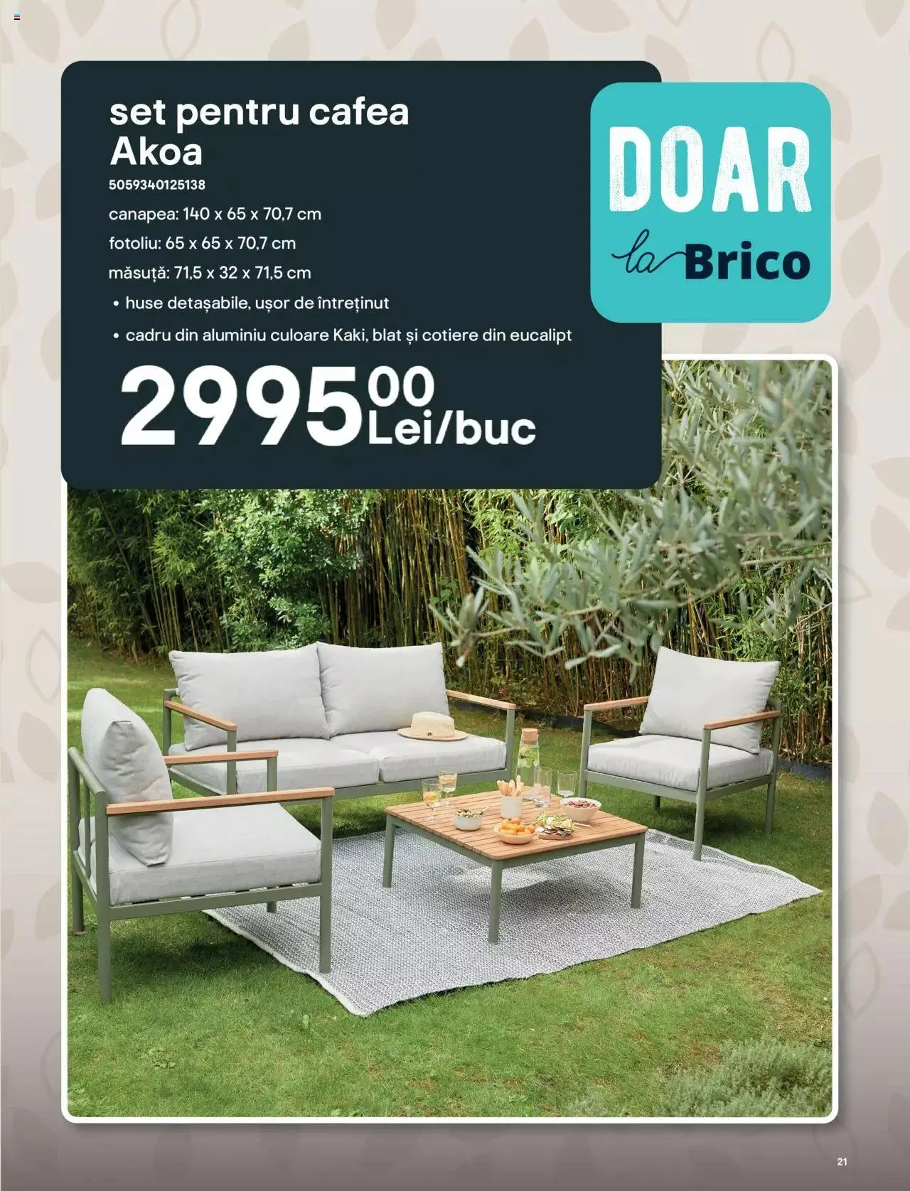 Catalog Brico Depot catalog - Bucuria momentelor de la 1 iunie până la 30 septembrie 2023 - Revista Pagina 21