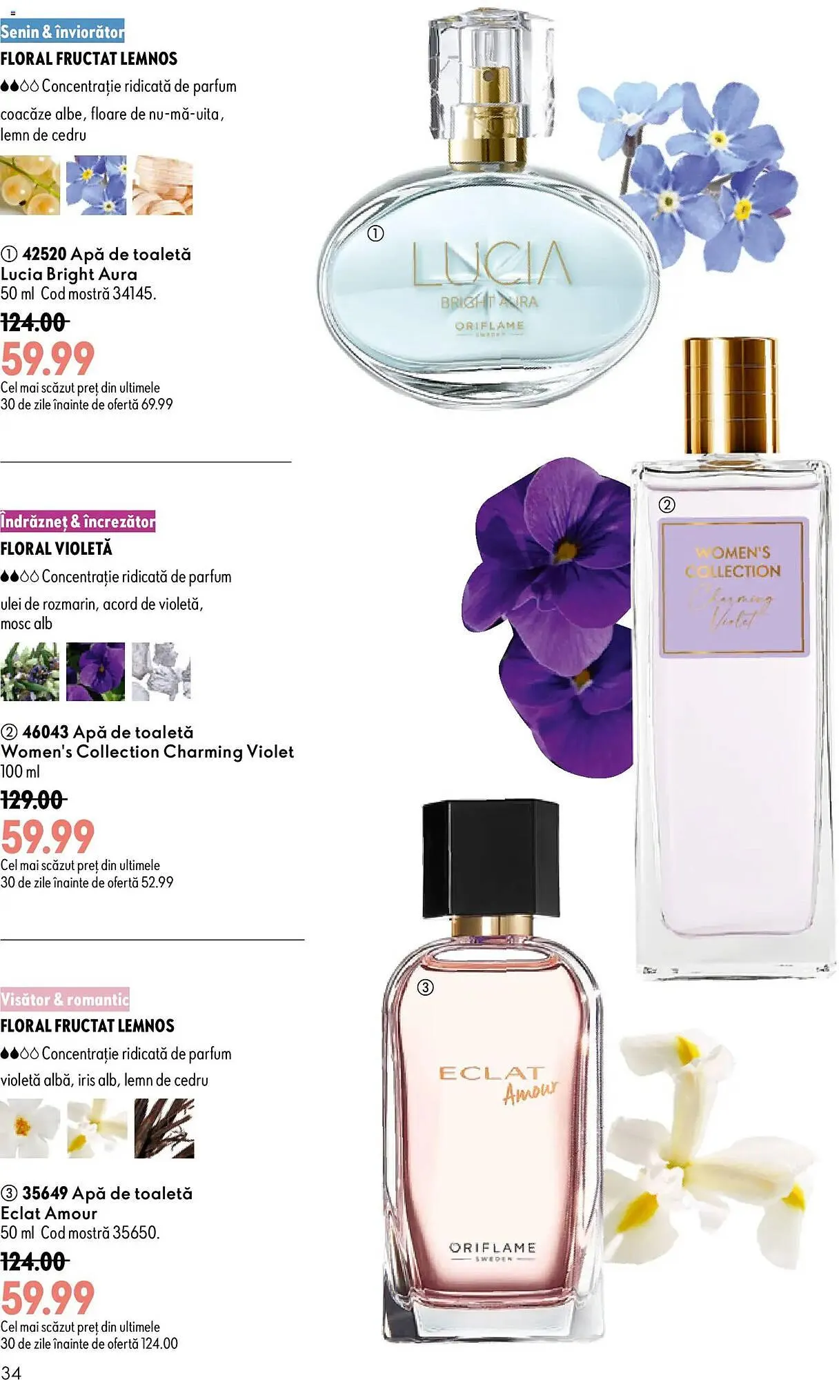 Catalog Catalog Oriflame de la 17 iunie până la 7 iulie 2026 - Revista Pagina 34