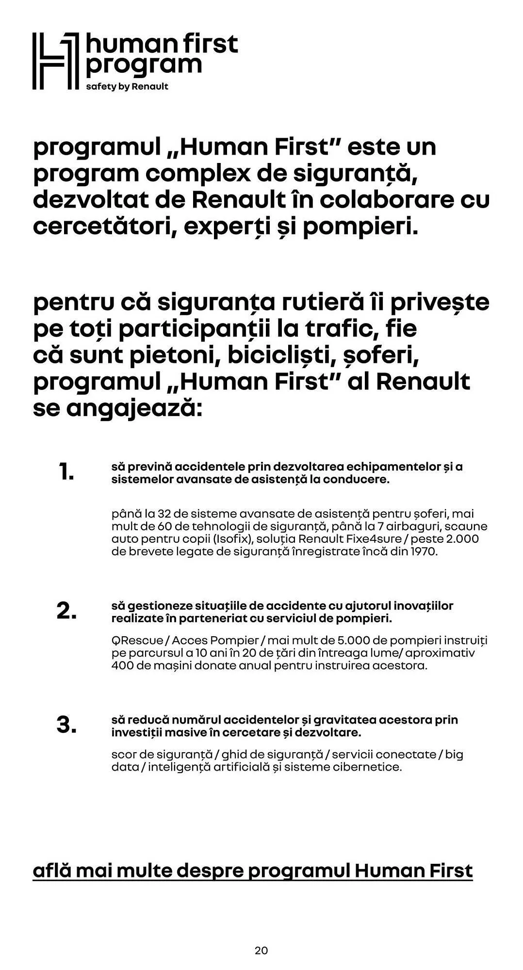 Catalog Catalog Renault de la 7 ianuarie până la 30 iunie 2026 - Revista Pagina 20