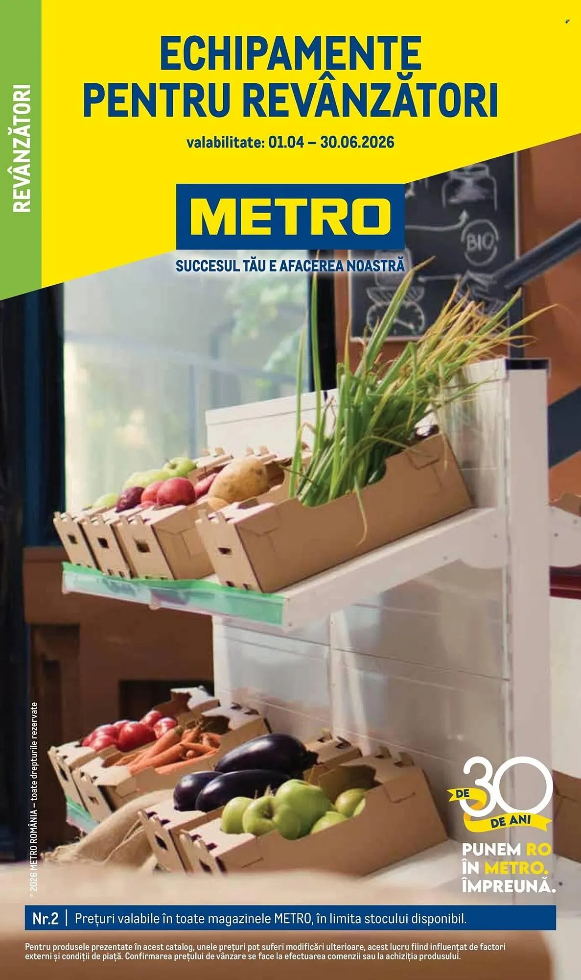 Catalog Catalog Metro de la 1 aprilie până la 30 iunie 2026 - Revista Pagina 1