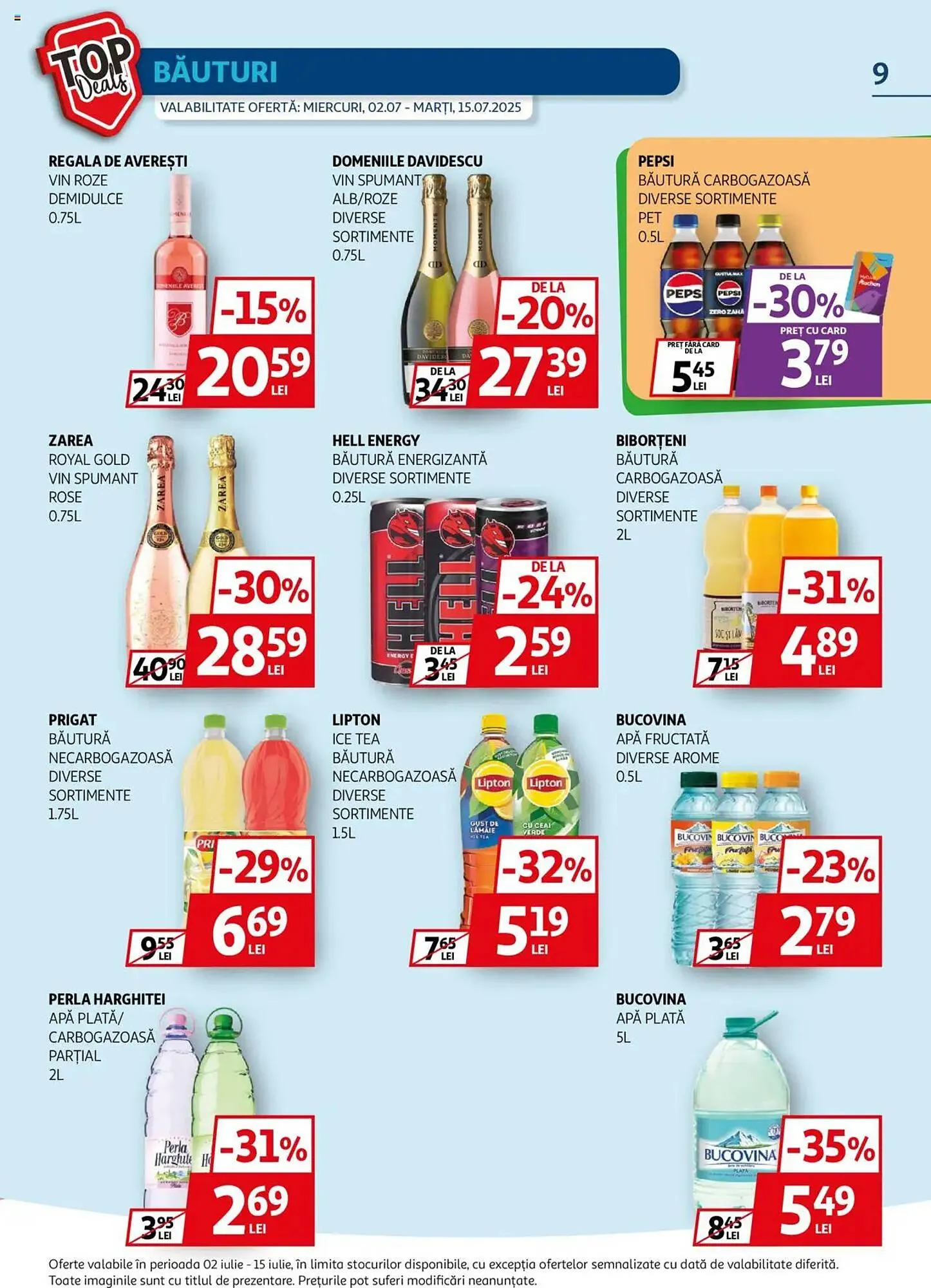 Catalog Catalog Auchan de la 1 iulie până la 15 iulie 2025 - Revista Pagina 9