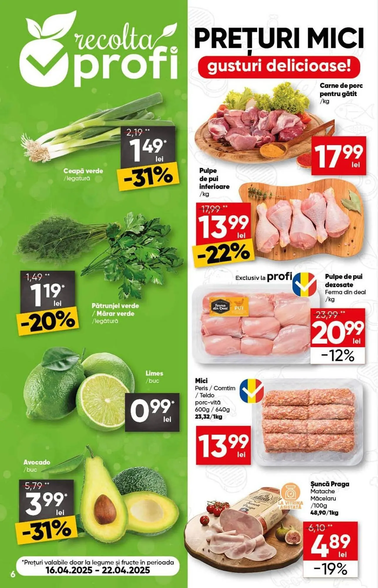 Catalog Catalog PROFI de la 16 aprilie până la 22 aprilie 2025 - Revista Pagina 6