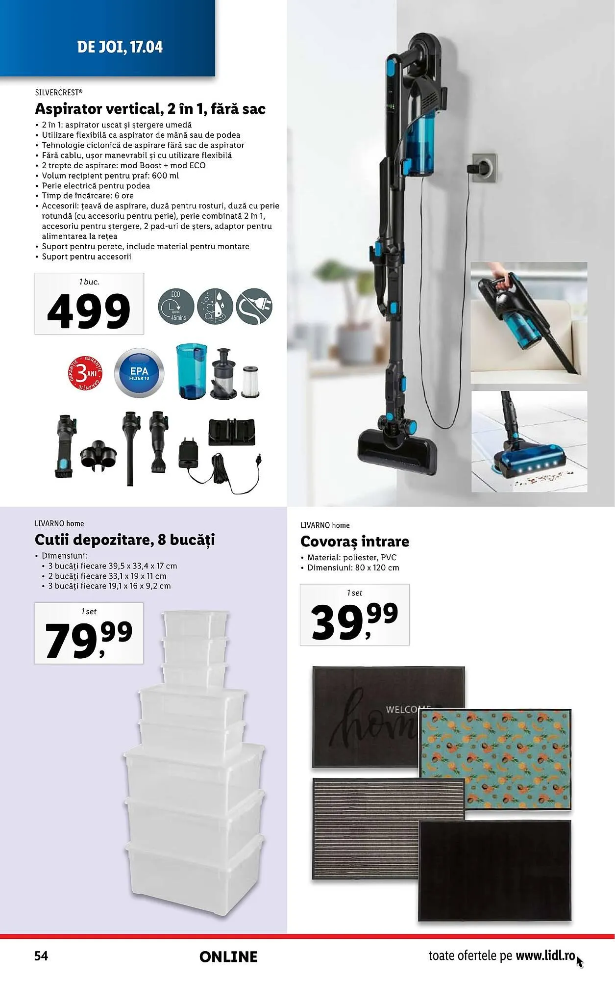 Catalog Catalog Lidl de la 14 aprilie până la 19 aprilie 2025 - Revista Pagina 54