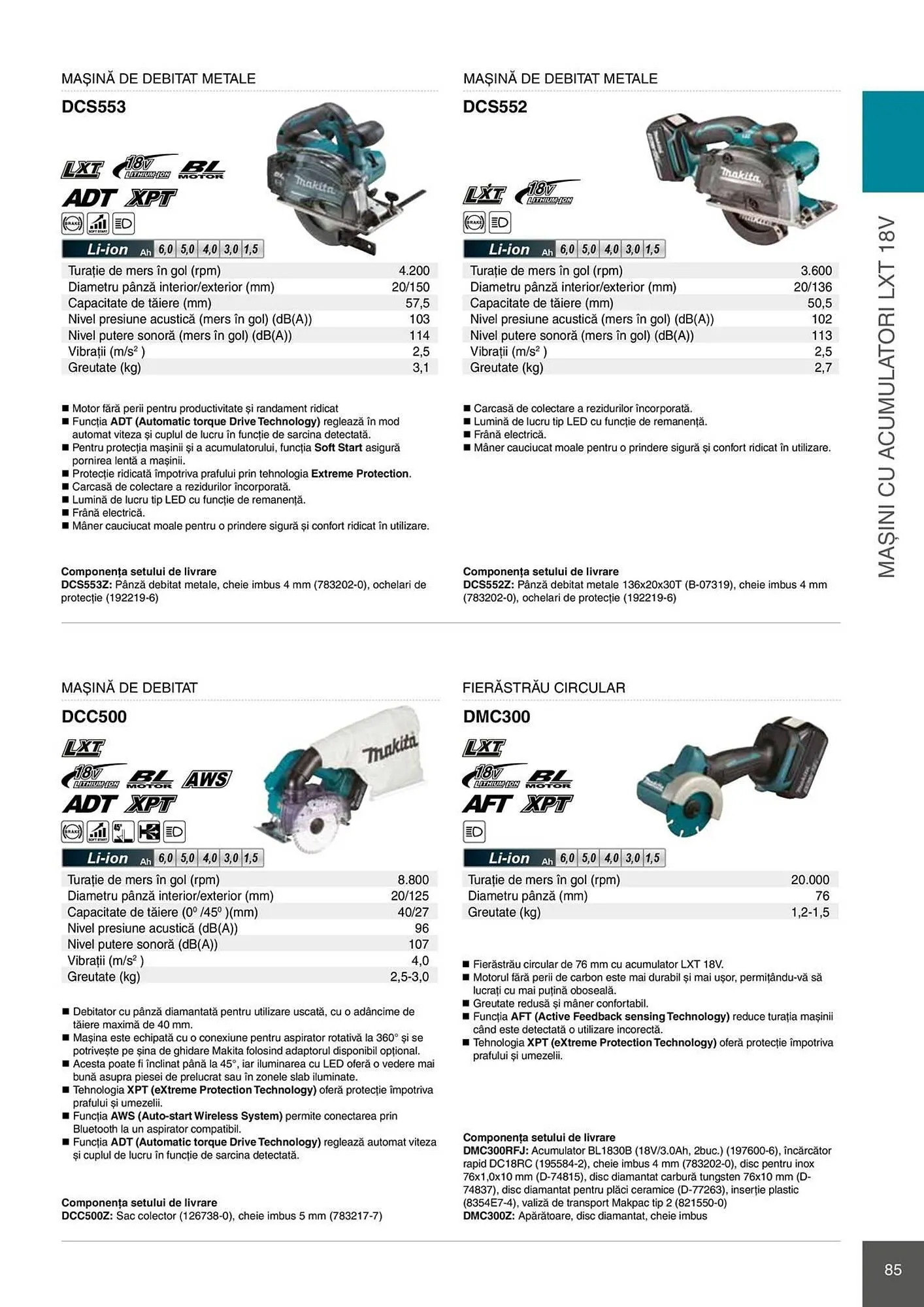 Catalog Catalog Makita de la 28 aprilie până la 31 decembrie 2026 - Revista Pagina 85