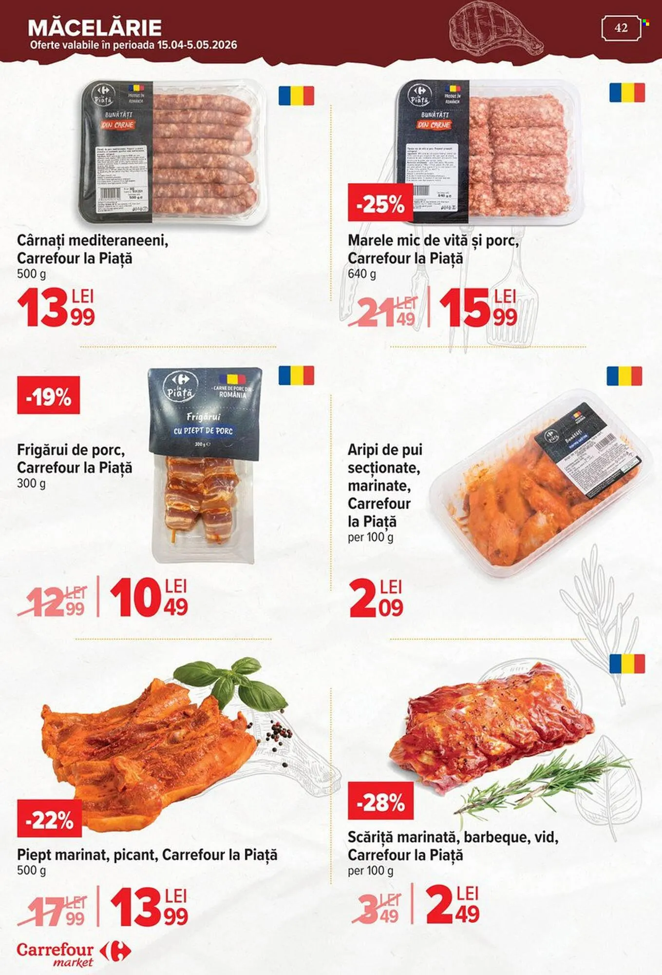 Catalog Catalog Carrefour Market de la 15 aprilie până la 28 aprilie 2026 - Revista Pagina 43