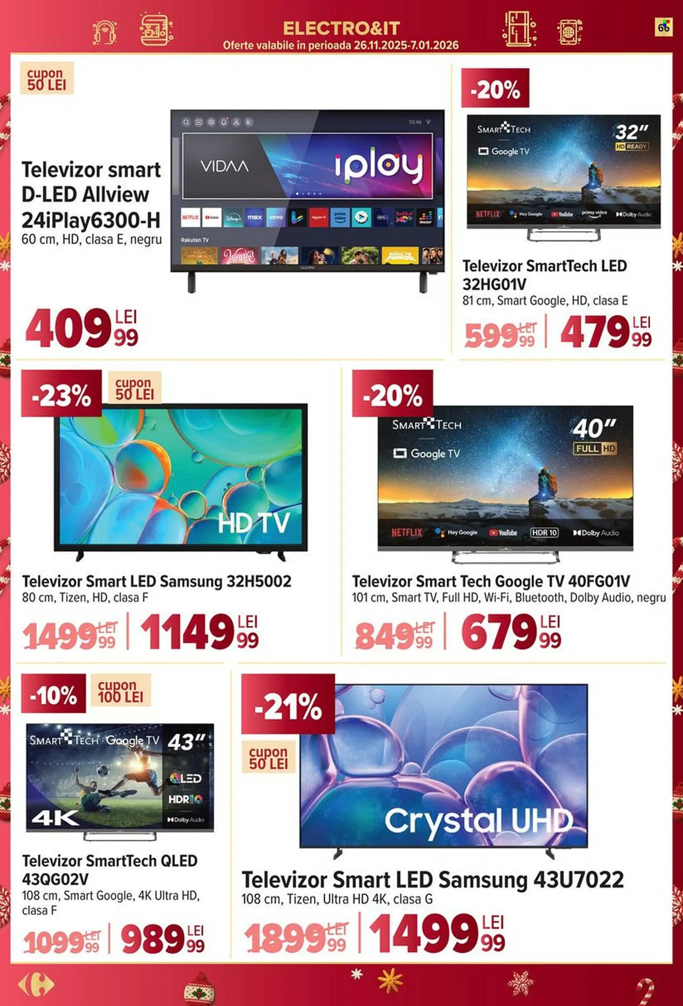 Catalog Catalog Carrefour de la 17 decembrie până la 26 decembrie 2025 - Revista Pagina 66