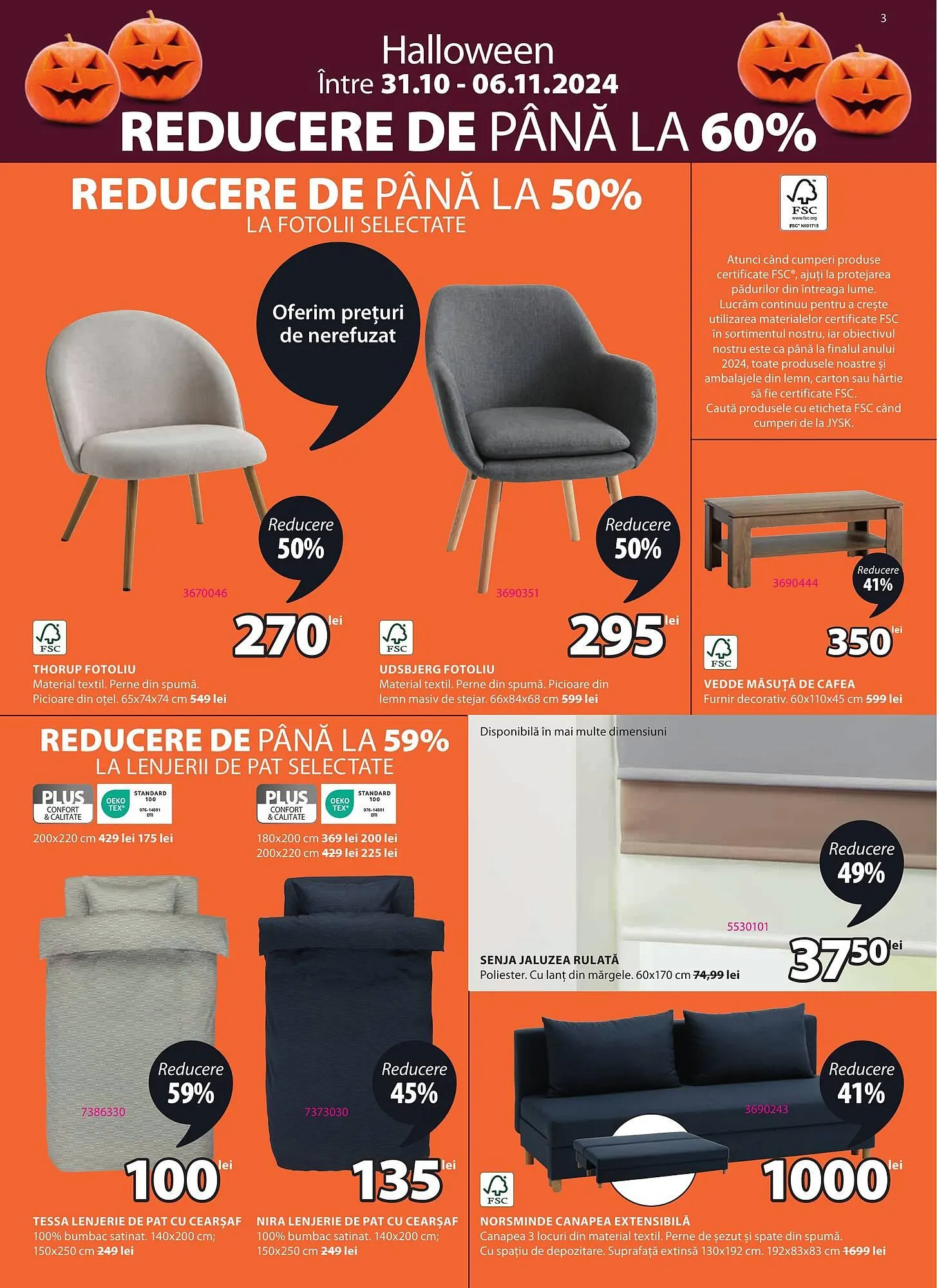 Catalog Catalog JYSK de la 31 octombrie până la 6 noiembrie 2024 - Revista Pagina 3