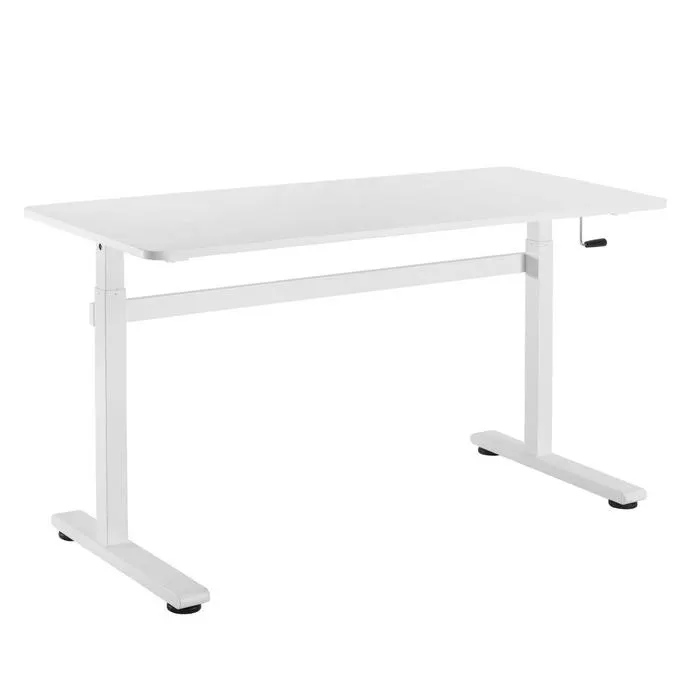 Birou gaming reglabil N03-22D-B, alb, 140 x 60 x 70 cm, 1C