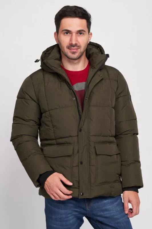 Kenvelo - Jacheta barbat cu gluga si buzunare