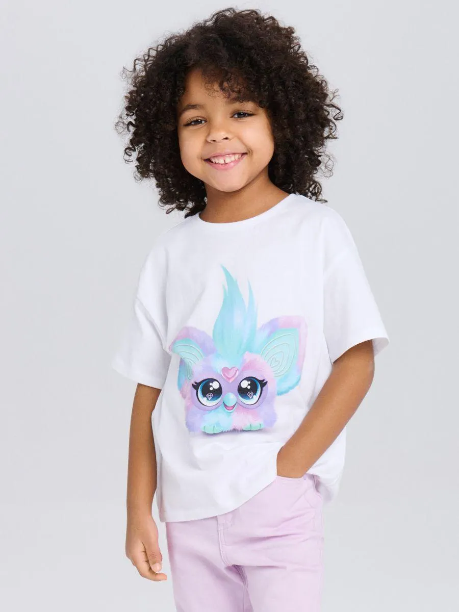 Tricou din bumbac cu imprimeu FurReal Friends