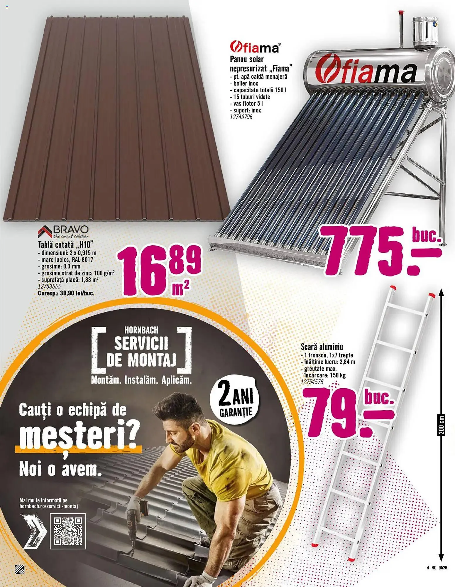 Catalog Magazine Hornbach de la 5 mai până la 5 iunie 2026 - Revista Pagina 4