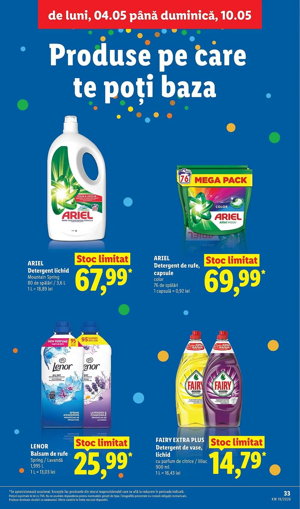 Catalog Catalog Lidl de la 4 mai până la 10 mai 2026 - Revista Pagina 33