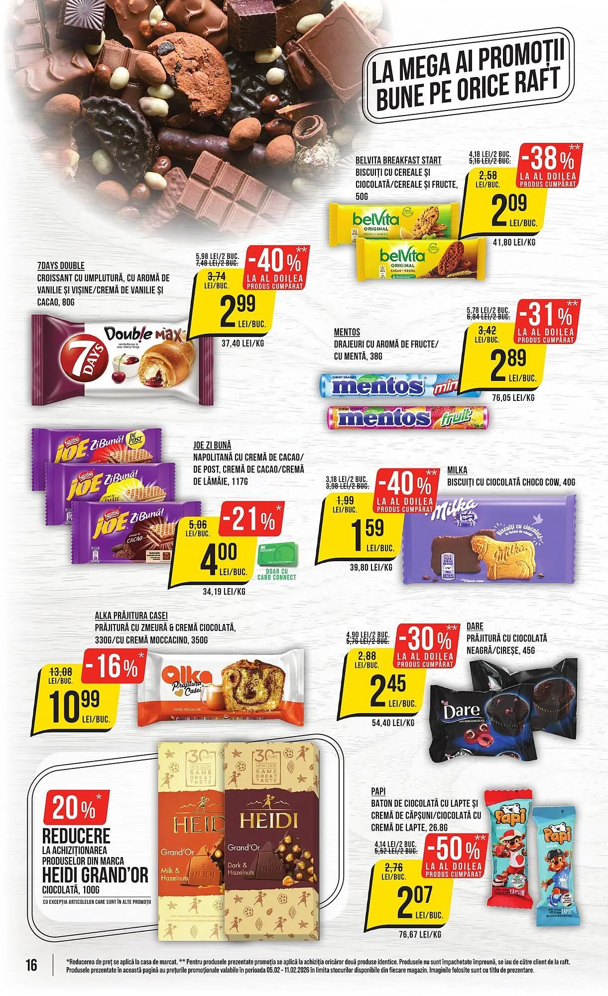 Catalog Catalog Mega Image de la 5 februarie până la 11 februarie 2026 - Revista Pagina 16