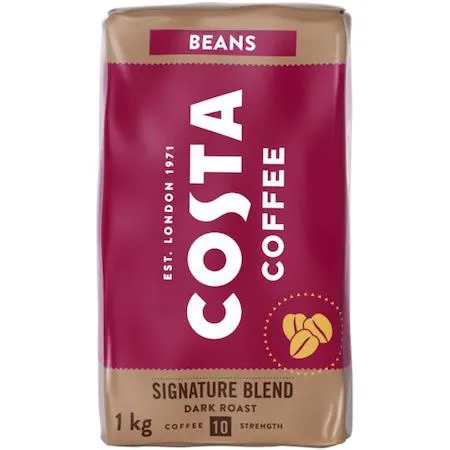 Cafea boabe Costa Signature Blend, prajire intensa, 1kg