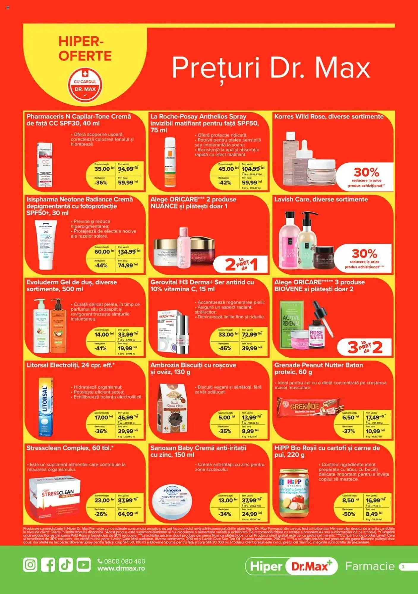 Catalog Catalog Dr.Max de la 1 iunie până la 30 iunie 2025 - Revista Pagina 3