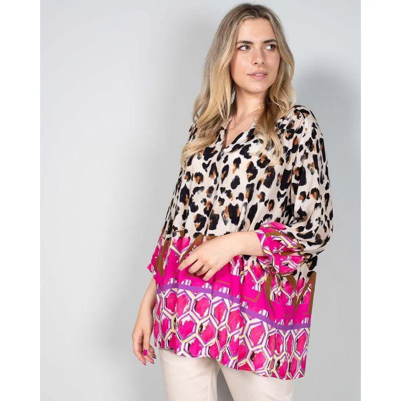 Bluza lejera cu maneca trei sferturi 24ZEN04001