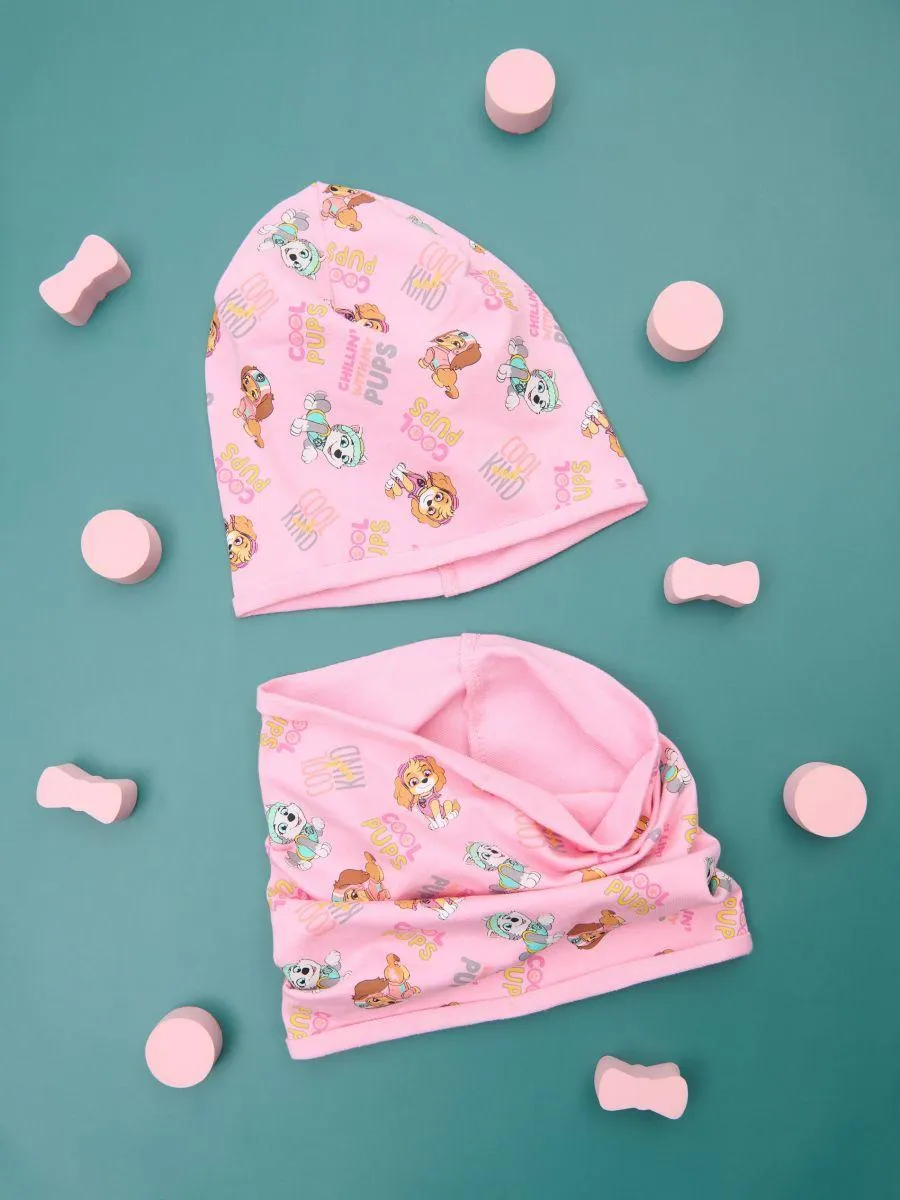 Set format din căciulă și fular circular Paw Patrol